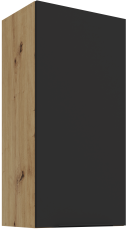 Gornji ormarić Aria - crna/artisan hrast - 45 G-90 1F 