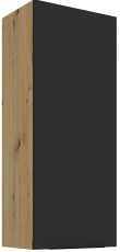 Gornji ormarić Aria - crna/artisan hrast - 45 G-108 1F 