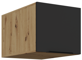 Gornji ormarić Aria - crna/artisan hrast - 40 NAGU-36 1F