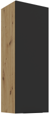 Gornji ormarić Aria - crna/artisan hrast - 40 G-108 1F