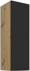 Gornji ormarić Aria - crna/artisan hrast - 30 G-90 1F