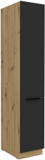 Visoka ormar Aria - crna/artisan hrast - 40 DK-210 2F