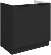 Donji ormarić Aria - crna - 80 ZL 2F BB