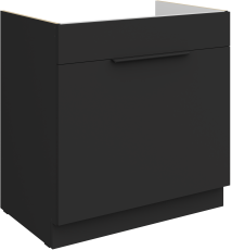 Donji ormarić Aria - crna - 80 ZL 1S BB