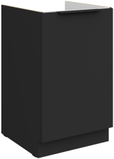 Donji ormarić Aria - crna - 50 ZL 1F BB