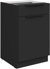 Donji ormarić Aria - crna - 50 D 1F 1S BB