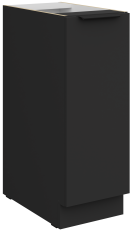 Donji ormarić Aria - crna - 30 D CARGO BB