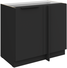 Donji ormarić Aria - crna - 105 ND 1F BB