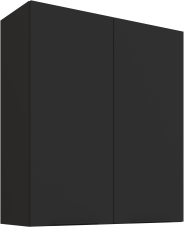 Gornji ormarić Aria - crna - 80 G-90 2F