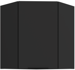 Gornji kutni ormarić Aria - crna - 60x60 GN-72 1F (45°)