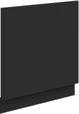 Vrata za ugradbenu perilicu posuđa Aria - crna - ZM 570x596