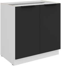 Donji ormarić Aria - crna/bijela - 80 D 2F BB