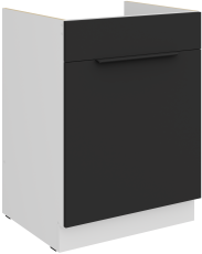 Donji ormarić Aria - crna/bijela - 60 ZL 1S BB