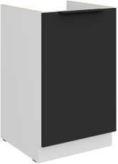 Donji ormarić Aria - crna/bijela - 50 ZL 1F BB