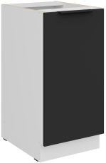 Donji ormarić Aria - crna/bijela - 40 D 1F BB