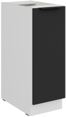 Donji ormarić Aria - crna/bijela - 30 D CARGO BB