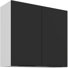 Gornji ormarić Aria - crna/bijela - 80 G-72 2F