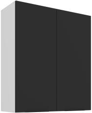 Gornji ormarić Aria - crna/bijela - 80 G-90 2F