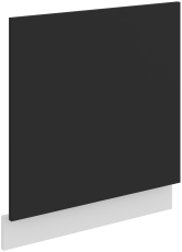 Vrata za ugradbenu perilicu posuđa Aria - crna/bijela - ZM 570x596