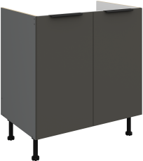 Donji ormarić Aria - siva/antracit - 80 ZL 2F BB