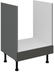 Donji ormarić za ugradbenu pećnicu Aria - siva/antracit - 60 D GAZ BB