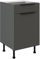 Donji ormarić Aria - siva/antracit - 50 D 1F 1S BB 