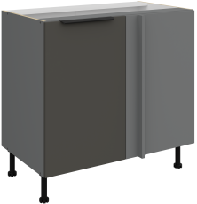 Donji ormarić Aria - siva/antracit - 105 ND 1F BB