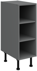 Donji ormarić s policama Stolarz 30 D OTW BB - antracit