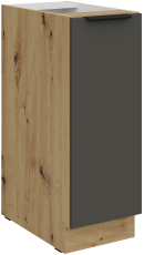 Donji ormarić Aria - siva/artisan hrast - 30 D CARGO BB