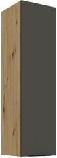 Gornji ormarić Aria - siva/artisan hrast - 30 G-108 1F