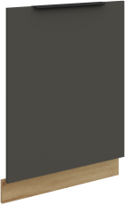 Vrata za ugradbenu perilicu posuđa Aria - siva/artisan hrast - ZM 713x596