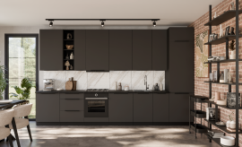 Kuhinjski sastav Aria - sivi/crni