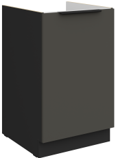 Donji ormarić Aria - siva/crna - 50 ZL 1F BB