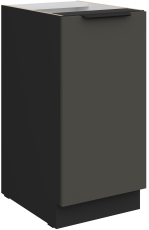 Donji ormarić Aria - siva/crna - 40 D 1F BB