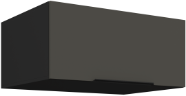 Gornji ormarić Aria - siva/crna - 80 NAGU-36 1F