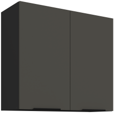 Gornji ormarić Aria - siva/crna - 80 G-72 2F