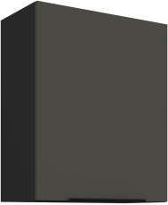 Gornji ormarić Aria - siva/crna - 60 G-72 1F