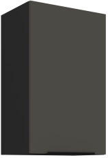 Gornji ormarić Aria - siva/crna - 45 G-72 1F 