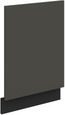 Vrata za ugradbenu perilicu posuđa Aria - siva/crna - ZM 570x446