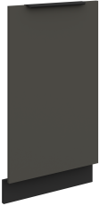 Vrata za ugradbenu perilicu posuđa Aria - siva/crna - ZM 713x446