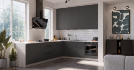 Kuhinjski sastav Aria - sivi/bijeli