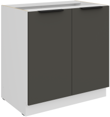 Donji ormarić Aria - siva/bijela - 80 D 2F BB