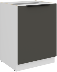 Donji ormarić Aria - siva/bijela - 60 D 1F BB