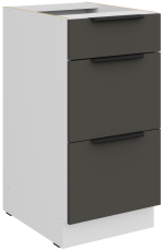 Donji ormarić Aria - siva/bijela - 40 D 3S BB