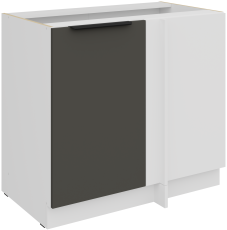 Donji ormarić Aria - siva/bijela - 105 ND 1F BB