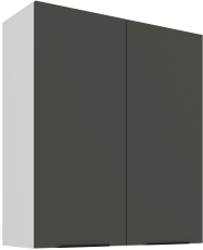 Gornji ormarić Aria - siva/bijela - 80 G-90 2F