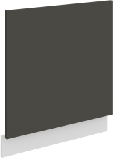 Vrata za ugradbenu perilicu posuđa Aria - siva/bijela - ZM 570x596