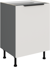 Donji ormarić Aria - bijela/antracit - 60 D 1F BB