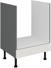 Donji ormarić za ugradbenu pećnicu Aria - bijela/antracit - 60 D GAZ BB