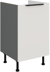 Donji ormarić Aria - bijela/antracit - 50 ZL 1F BB